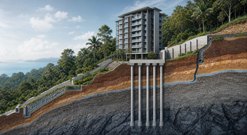 Geotechnical and foundation engineering considerations for a development in Sabah